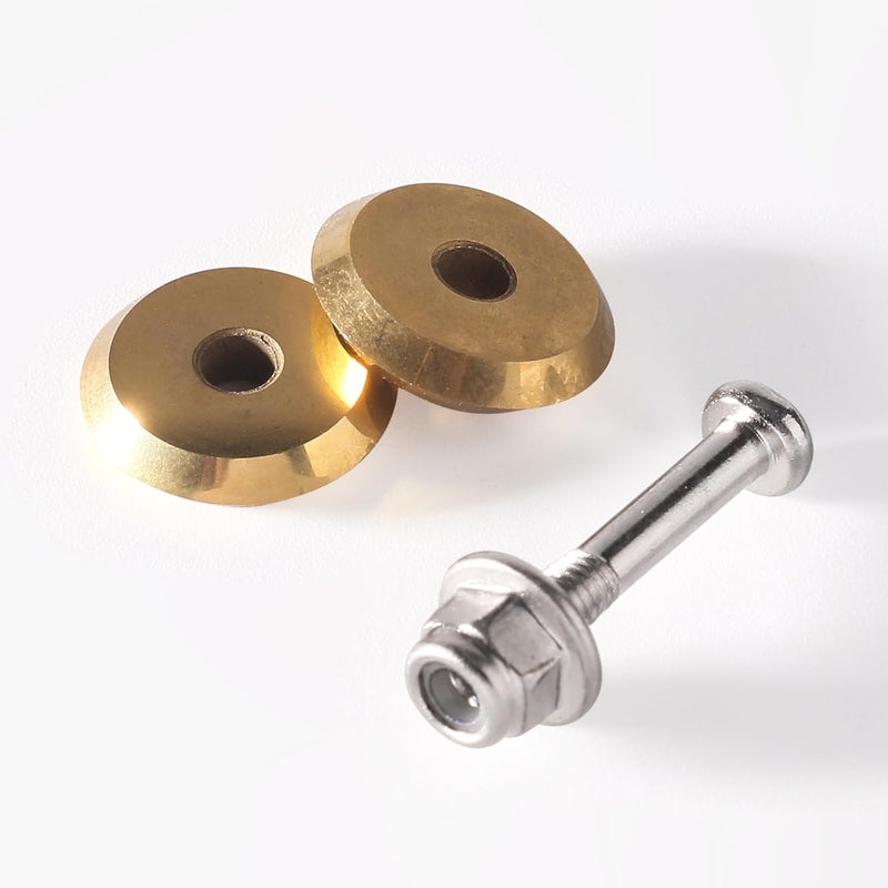 EAORBD 12MM Tile Cutting Scoring Whee 14A for All Sigma Pull Handle Alloy Manual Titanium Coating Tungsten Carbide Replacement Wheel for Ceramic Tile, Ceramics, Porcelain, Wheels Replacement - 2Pcs - Image 1